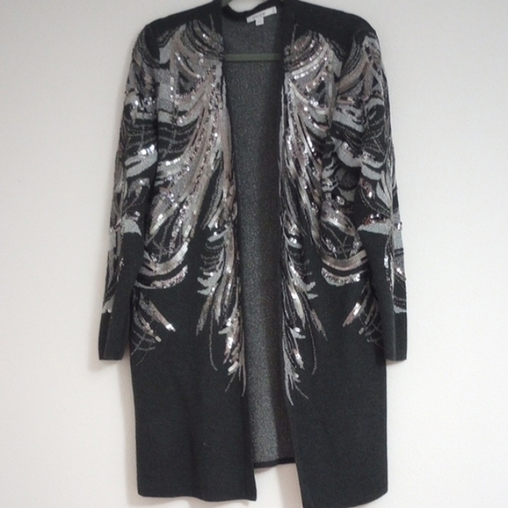 Chico's Sequin Cardigan
